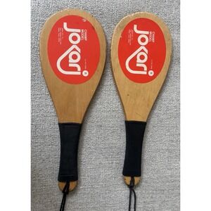 Vintage JOKARI Racquet Paddle Sport Game Champ Model Paddles with Grip Athletic